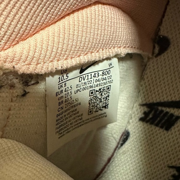 NIKE Women's Dunk High 1985 Hi Top Sneakers Arctic Orange White Basketball Shoes - Picture 13 of 14